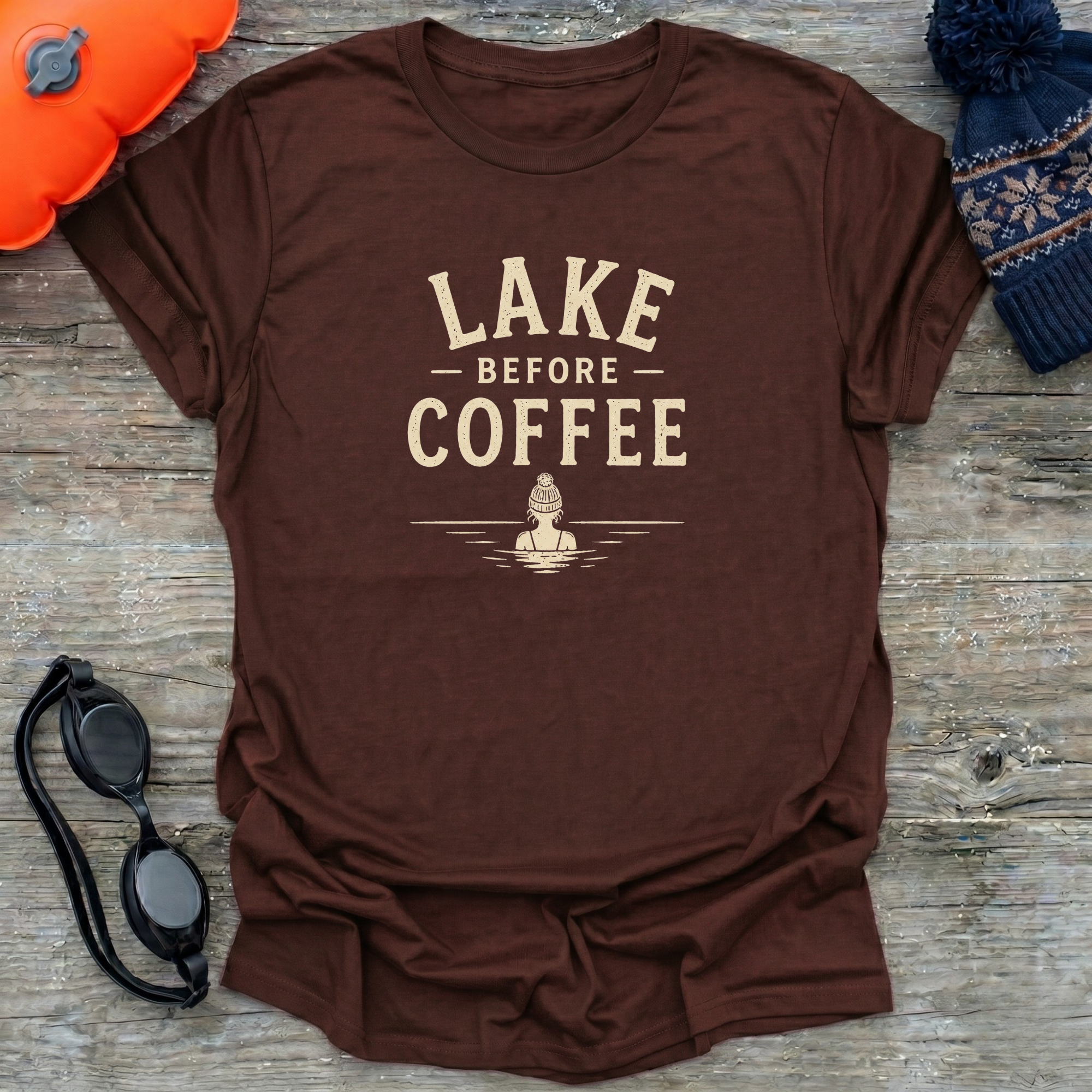 Lake Before Coffee T-Shirt