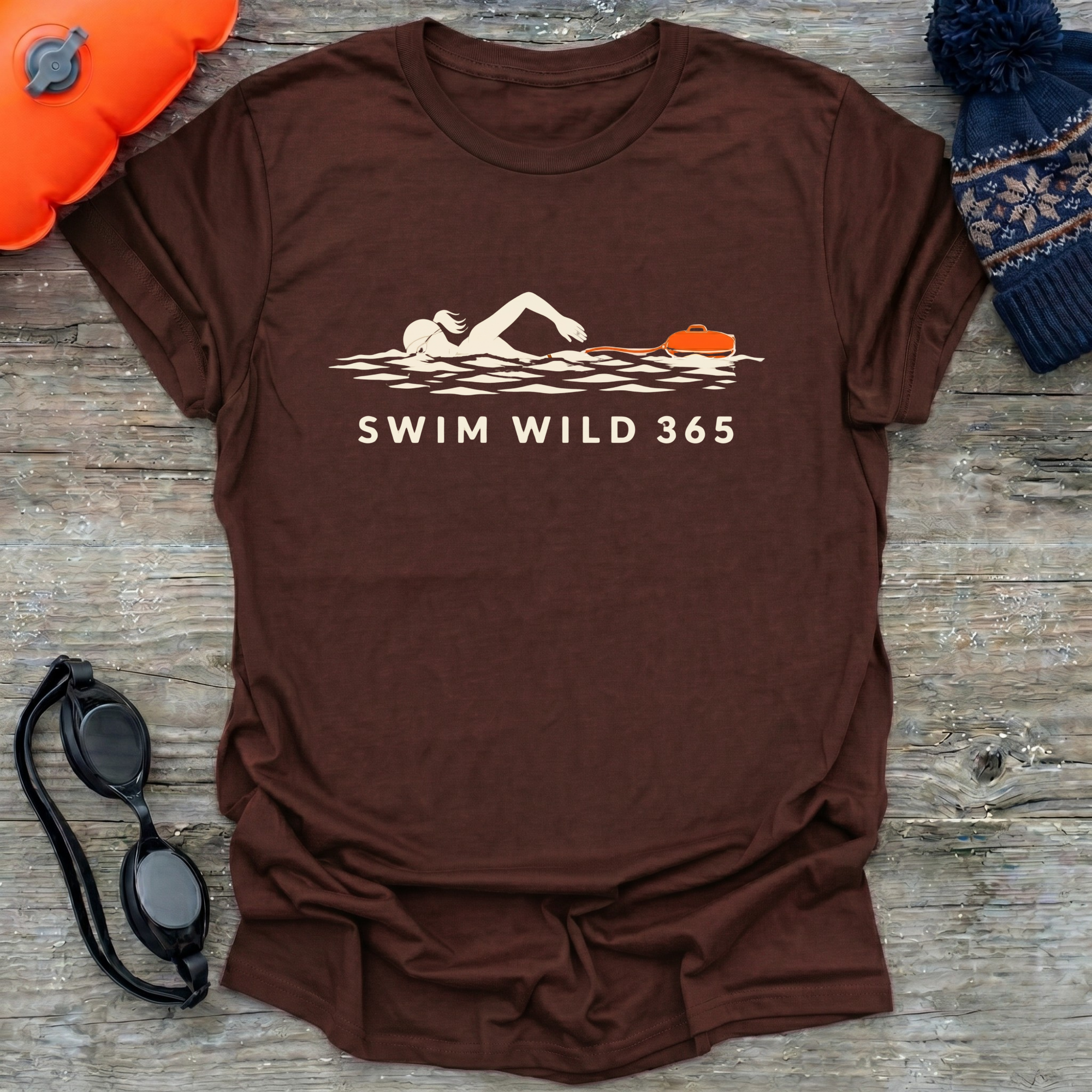 Silhouette Swimmer (F) T-Shirt