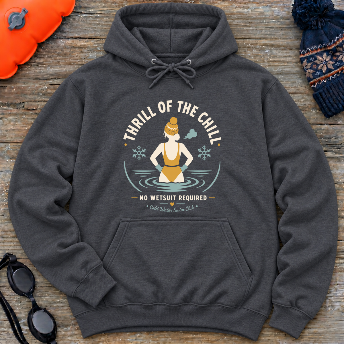 No Wetsuit Thrills Hooded Sweatshirt