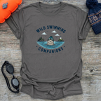 Seal In Beanie Cartoon T-Shirt