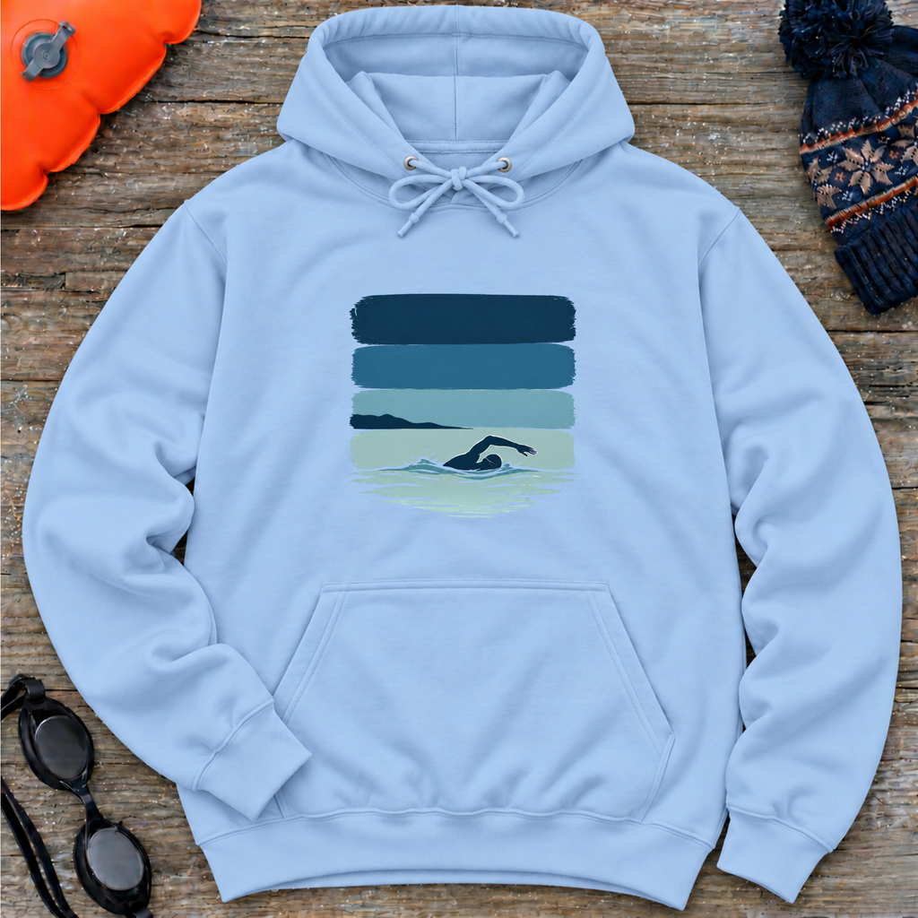BrushStrokes Hooded Sweatshirt