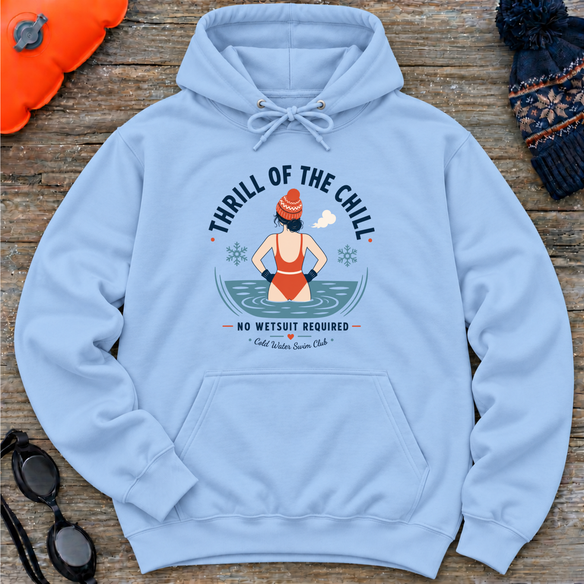 No Wetsuit Thrills Hooded Sweatshirt