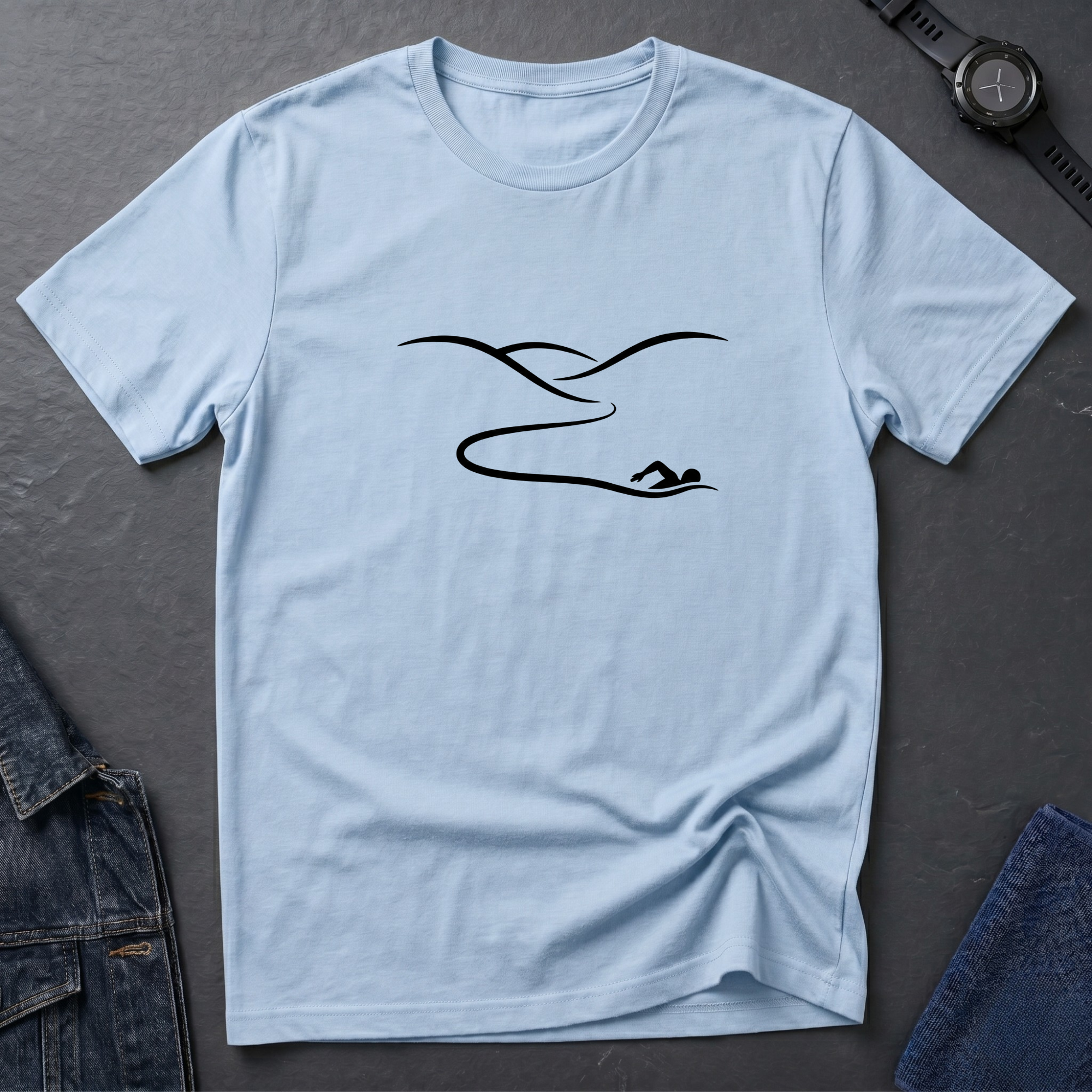 Swim Lines T Shirt