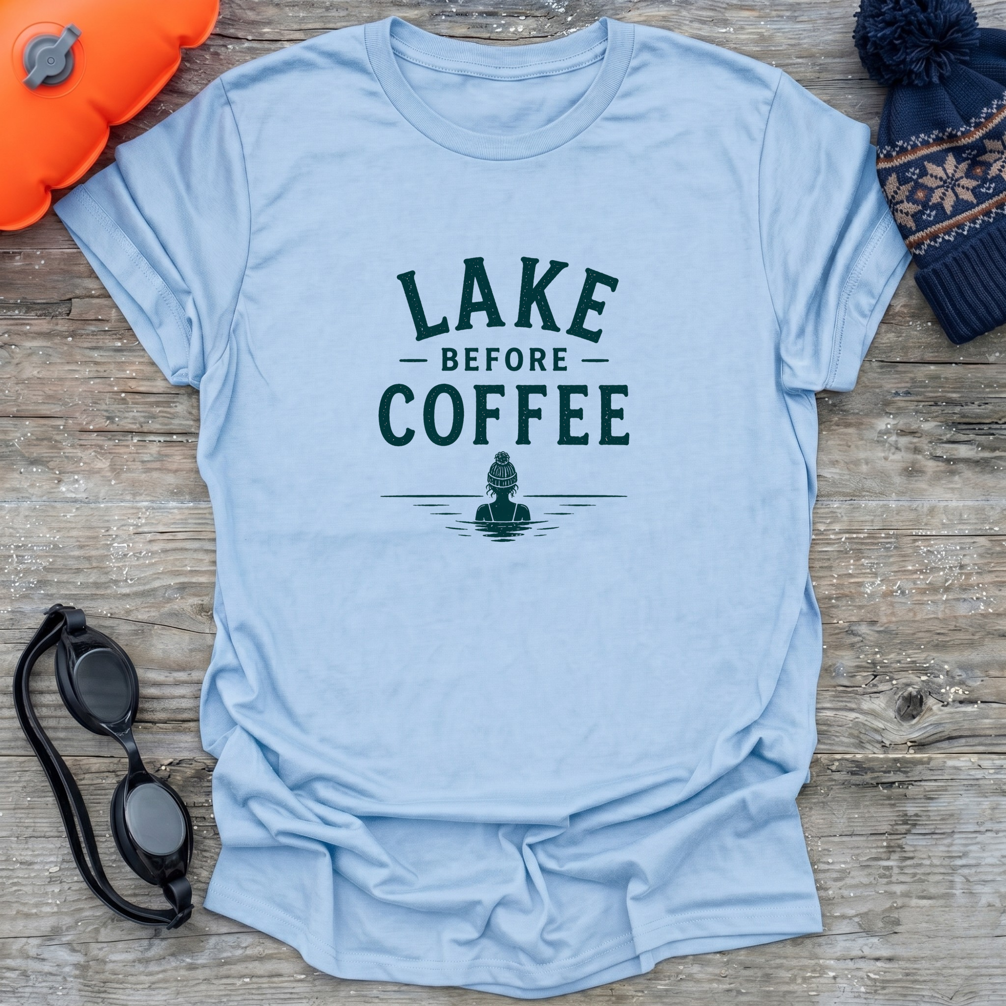 Lake Before Coffee T-Shirt