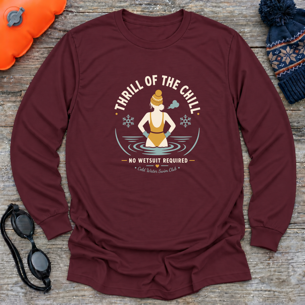 No Wetsuit Thrills Long Sleeve T Shirt