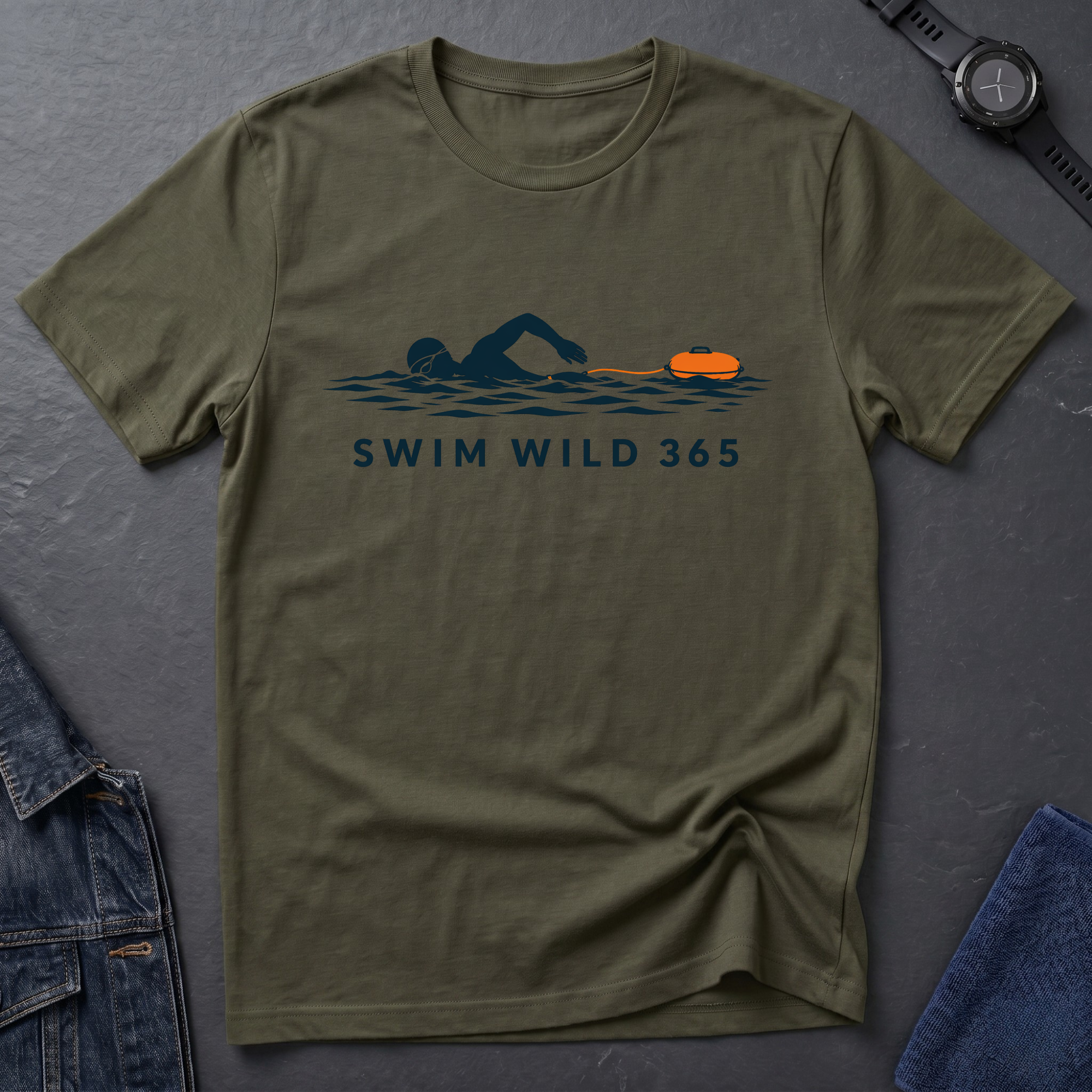 Silhouette Swimmer T-Shirt