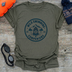 Otter in Beanie Badge T-Shirt