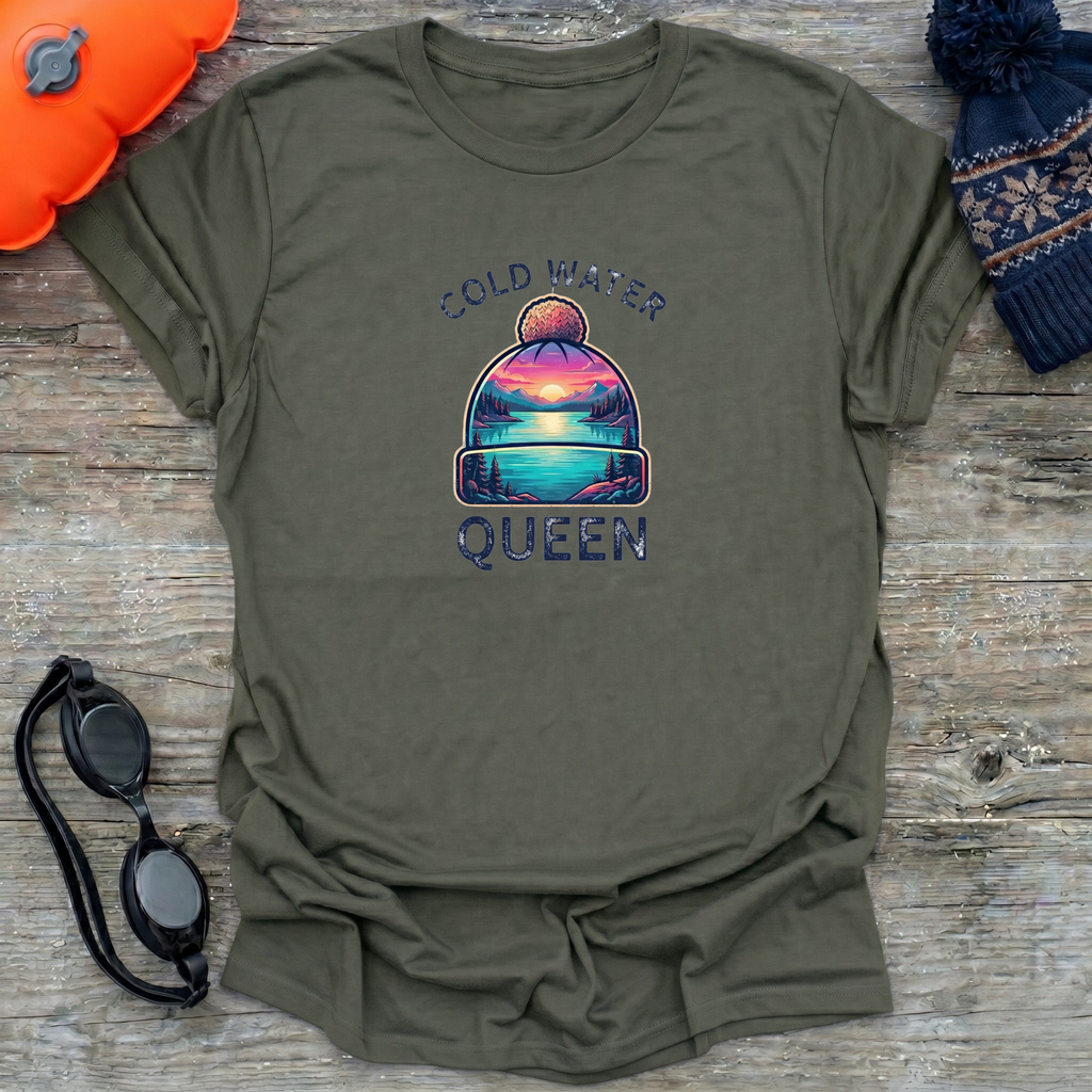 Multi Colour Queen Bobble Hat T-Shirt