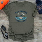 Seal In Beanie Cartoon T-Shirt