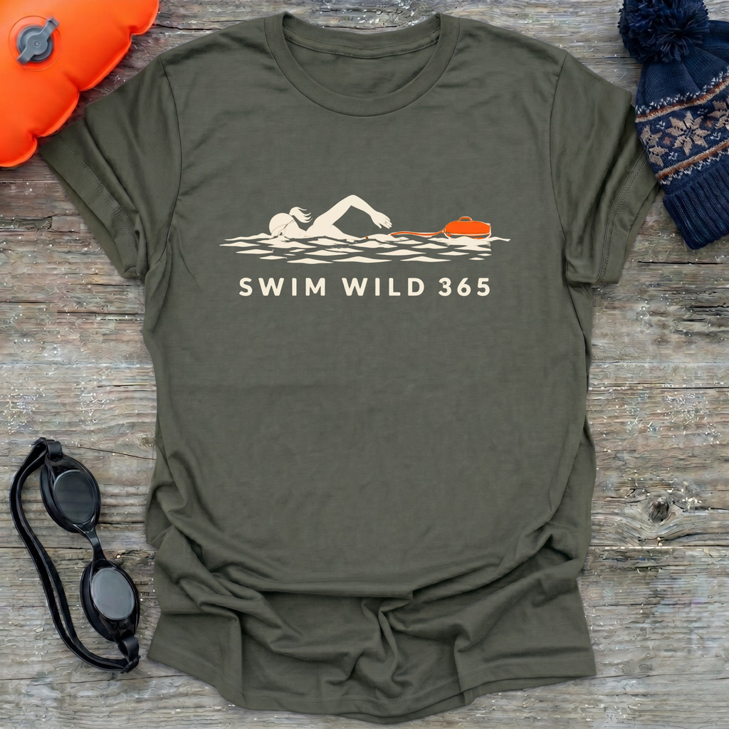 Silhouette Swimmer (F) T-Shirt