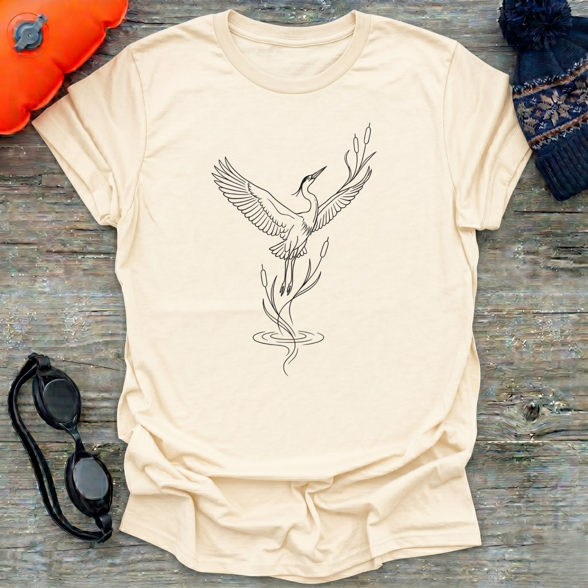 Heron & Bullrush T Shirt T-Shirt