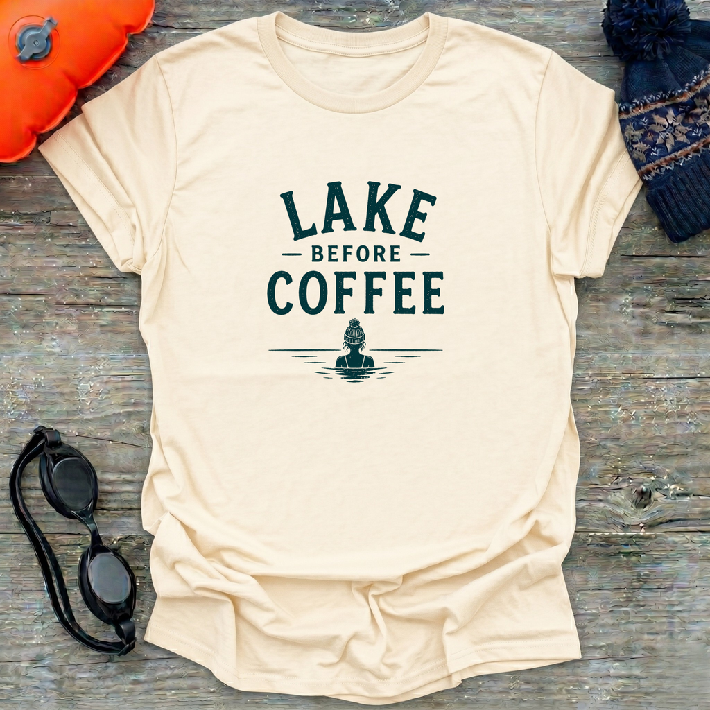 Lake Before Coffee T-Shirt