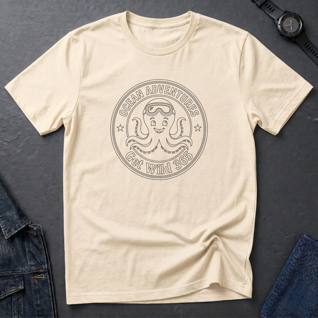 Octopus Badge T Shirt