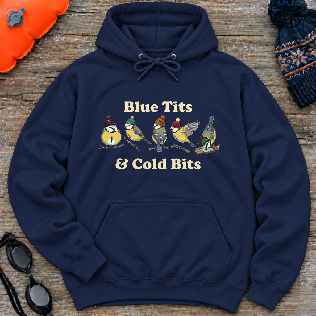 Blue Tits Hooded Sweatshirt