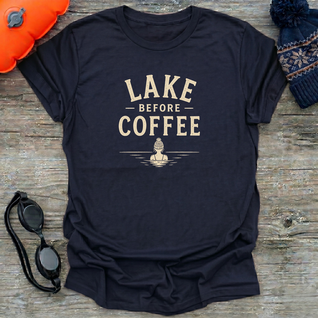 Lake Before Coffee T-Shirt