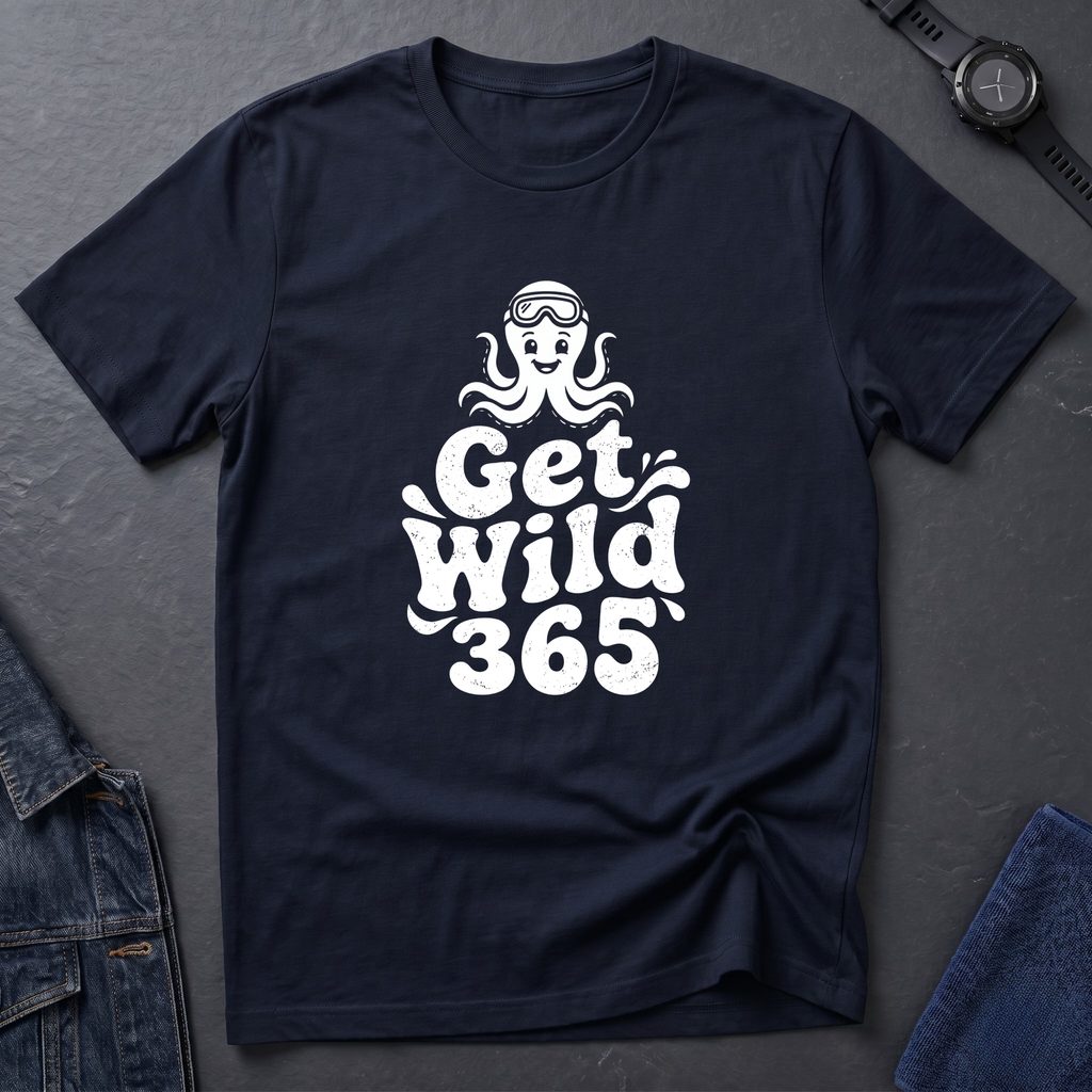 Cartoon Octopus Wild 365 T Shirt
