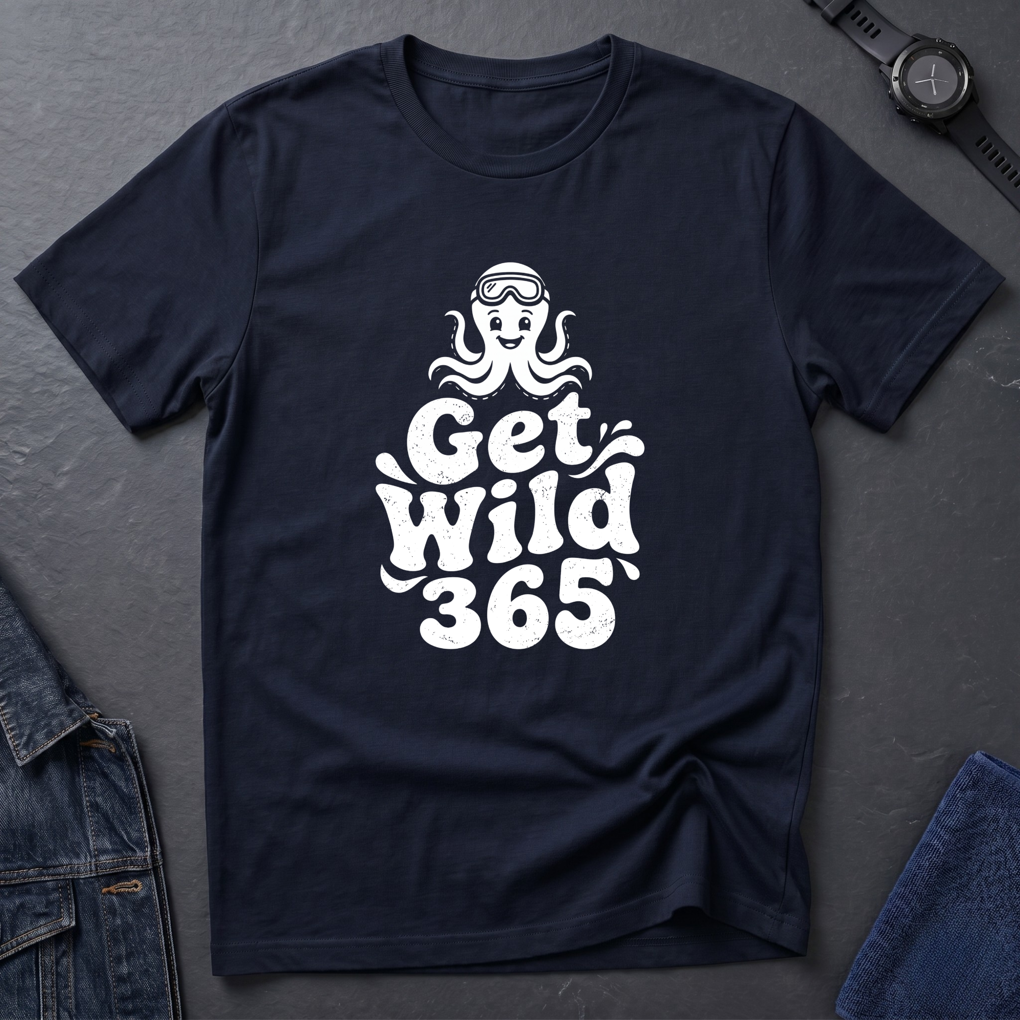 Cartoon Octopus Wild 365 T Shirt