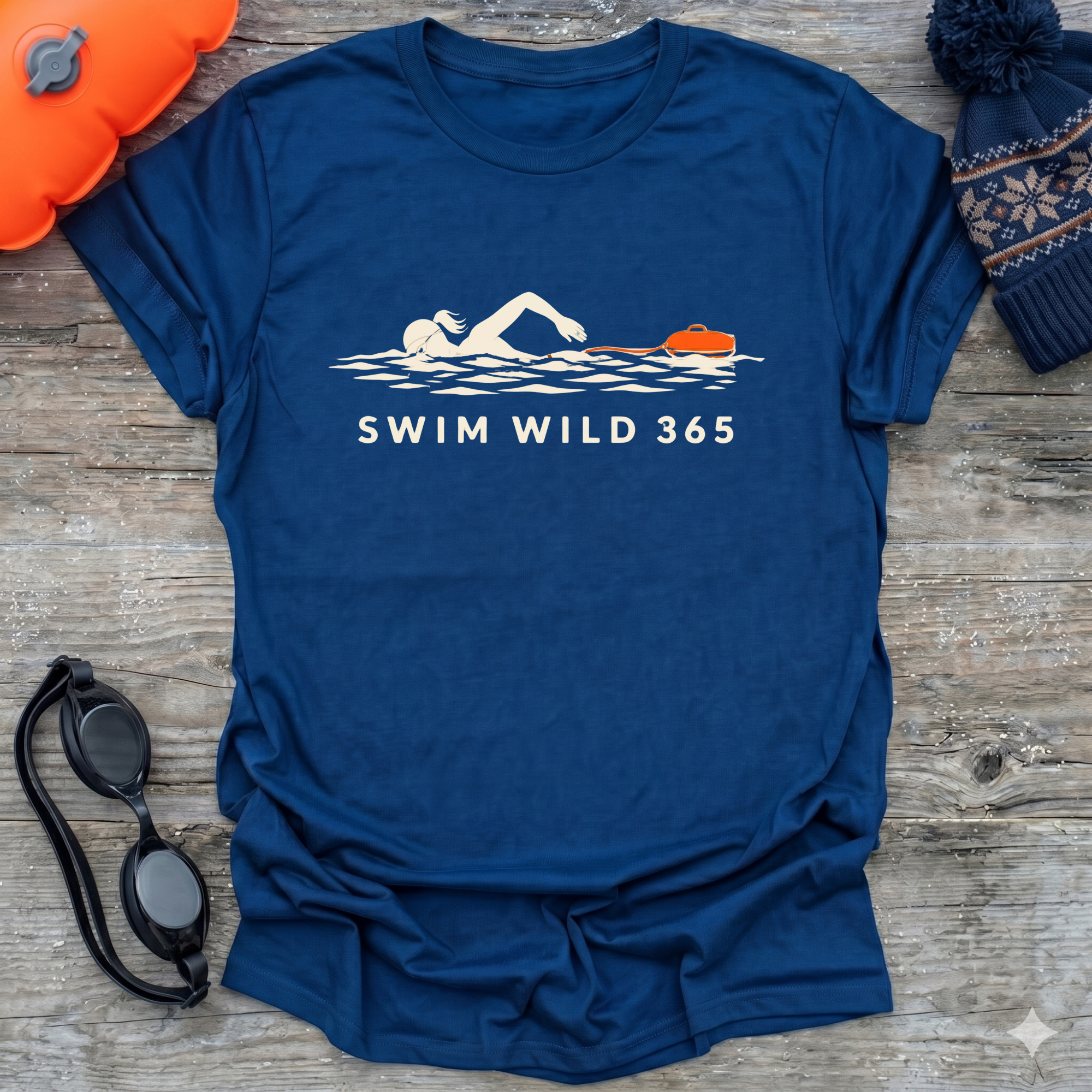 Silhouette Swimmer (F) T-Shirt