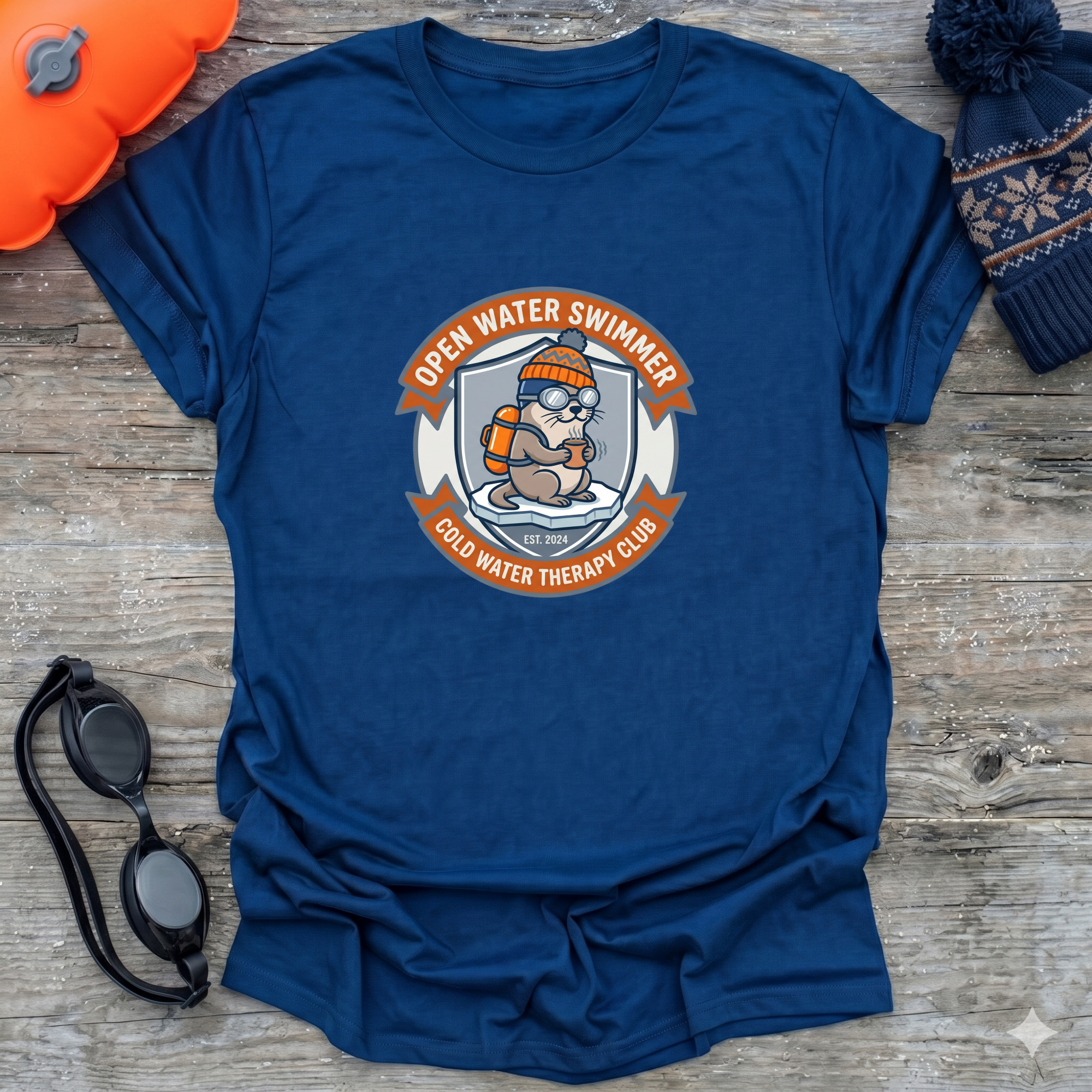 Otter on Iceberg T Shirt