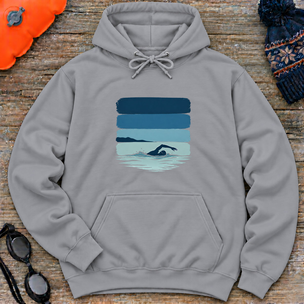 BrushStrokes Hooded Sweatshirt