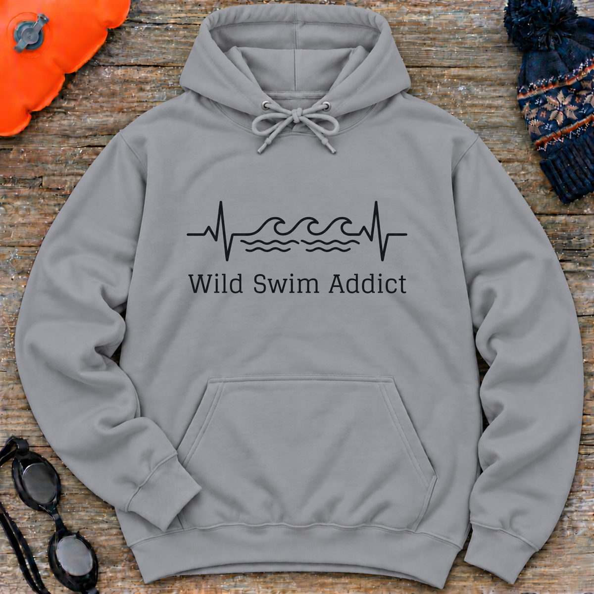 Wild Swim Addict Hooded Sweatshirt