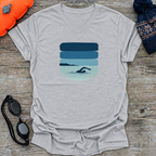 BrushStrokes V Neck T shirt