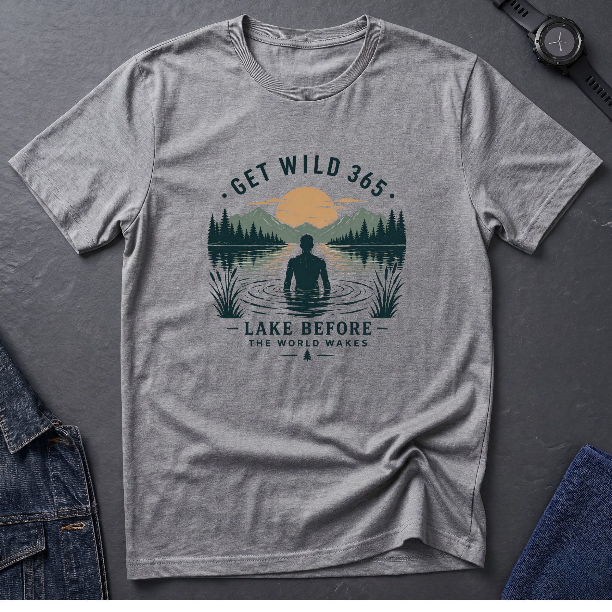 Lake Before Wakes T-Shirt