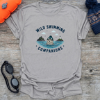 Seal In Beanie Cartoon T-Shirt