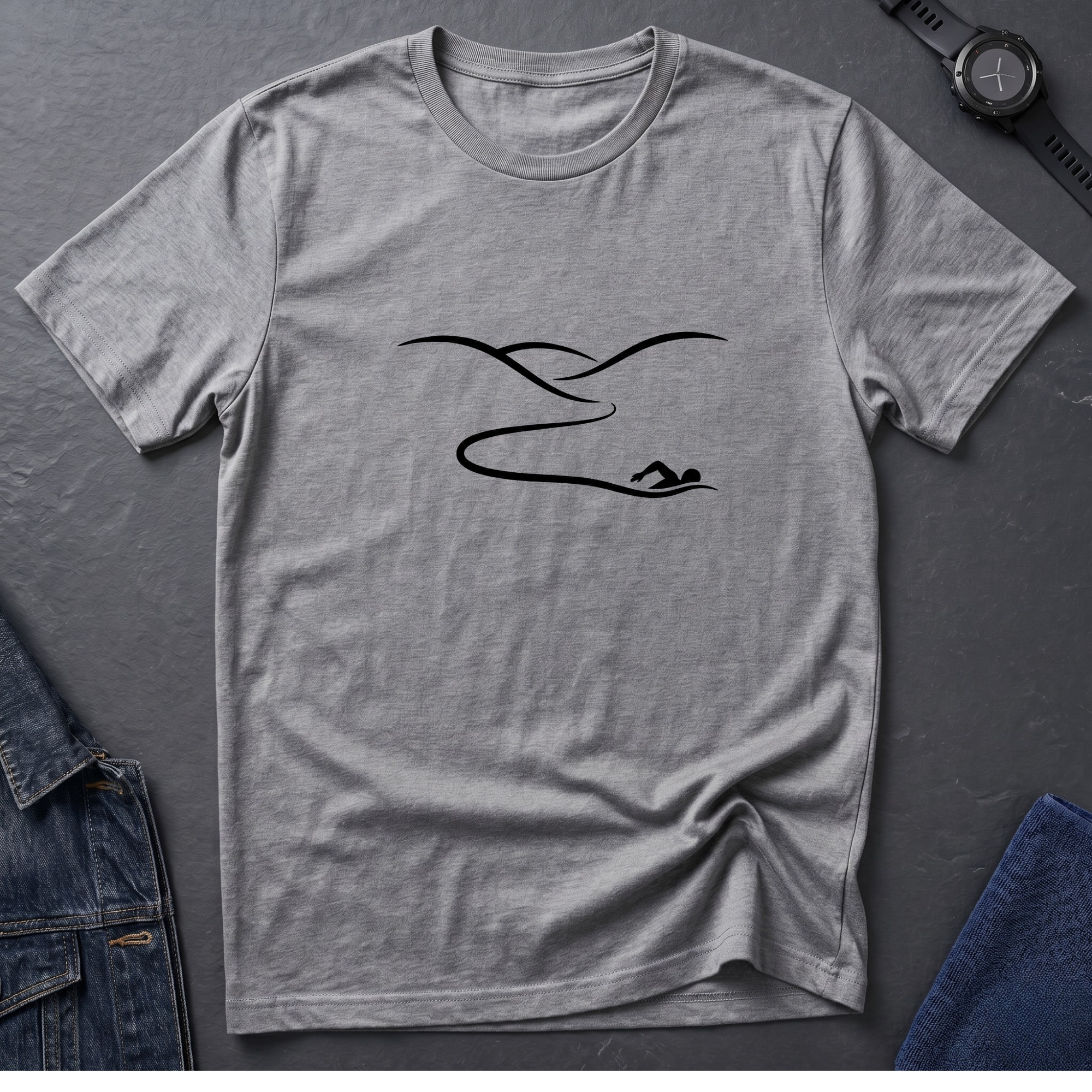 Swim Lines T Shirt