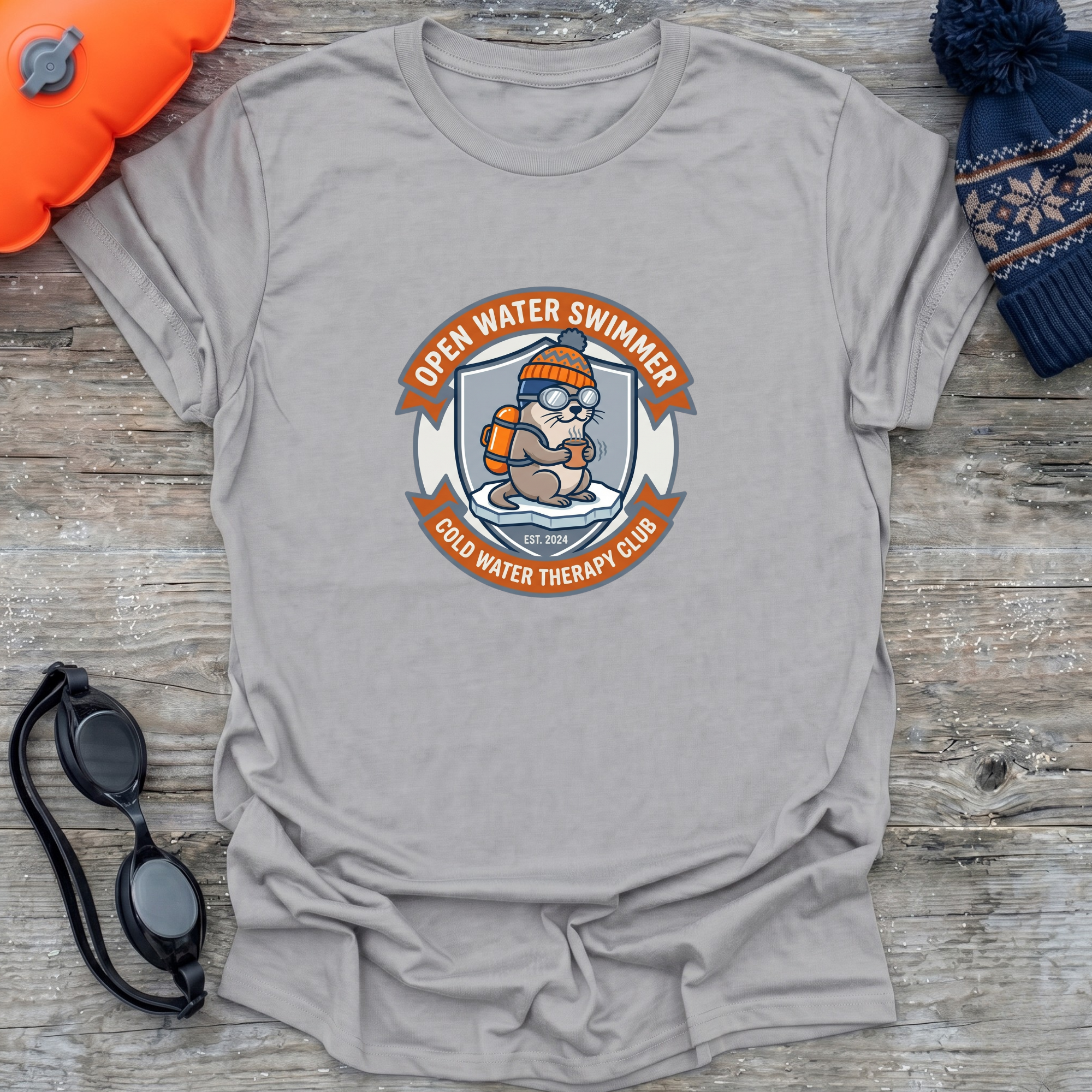 Otter on Iceberg T Shirt