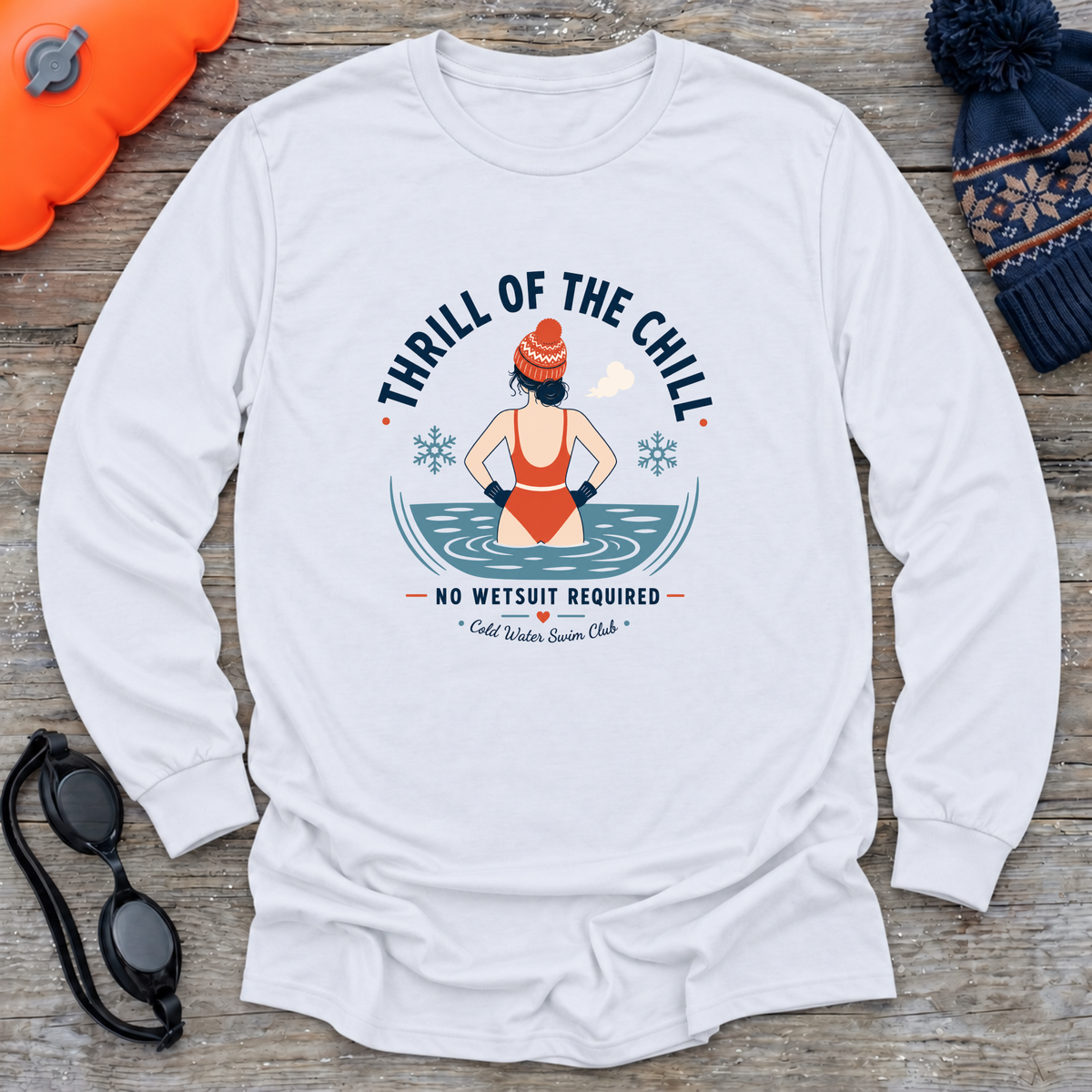 No Wetsuit Thrills Long Sleeve T Shirt