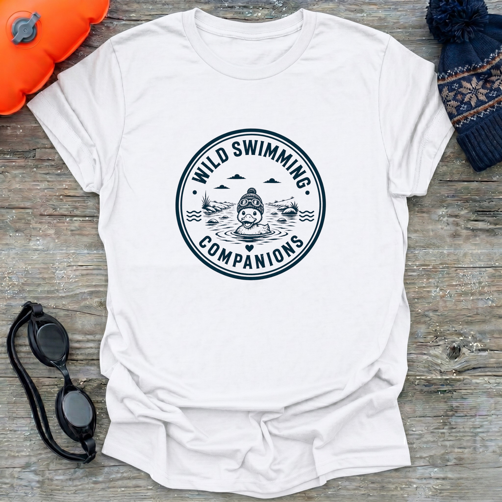Duck in Beanie Badge T-Shirt