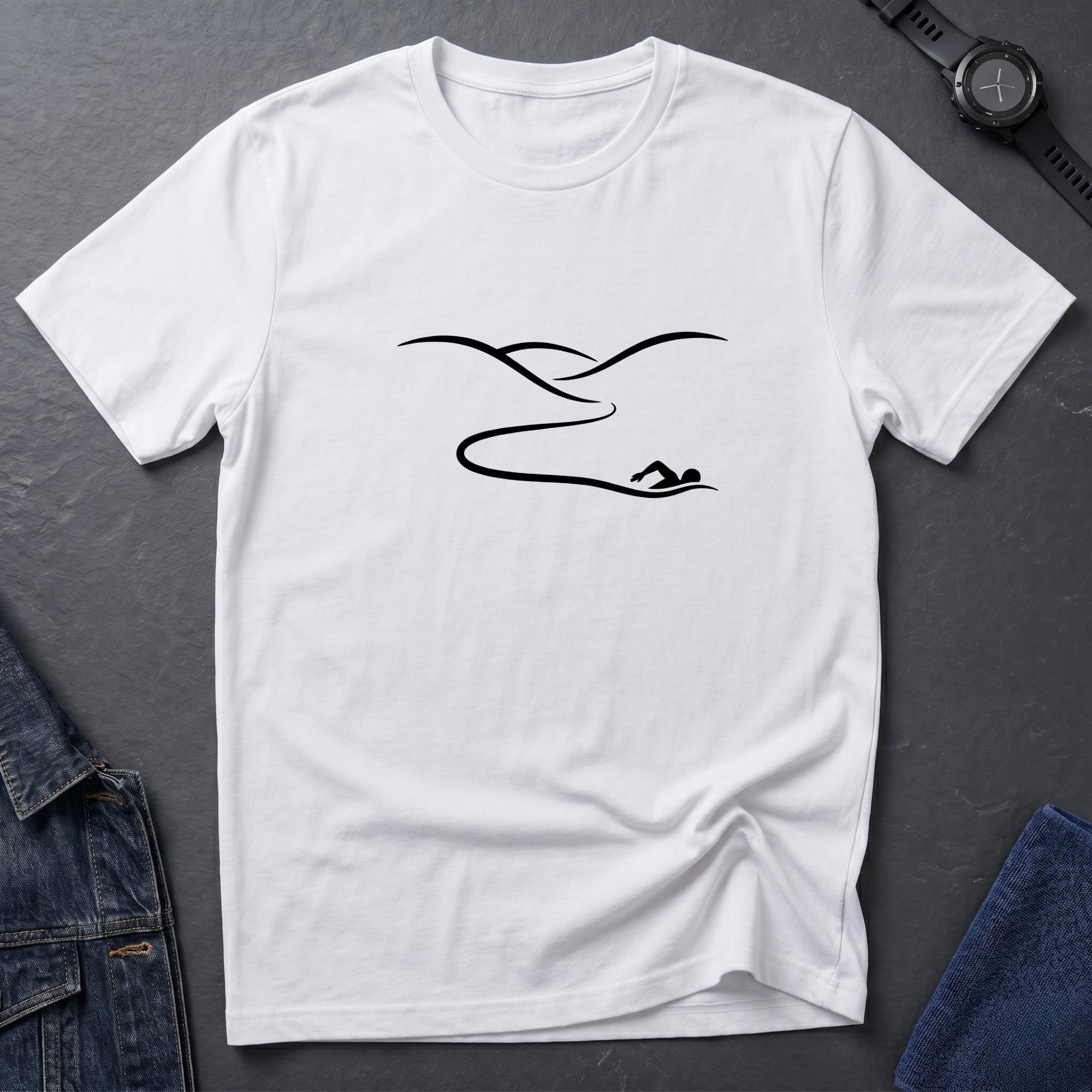 Swim Lines T Shirt